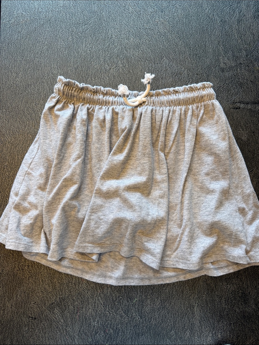 Cat & Jack Light Gray Drawstring Skort
